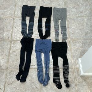 Boys Warm Winter Tights 3-5 year old. Keep those legs warm. 6 pieces.